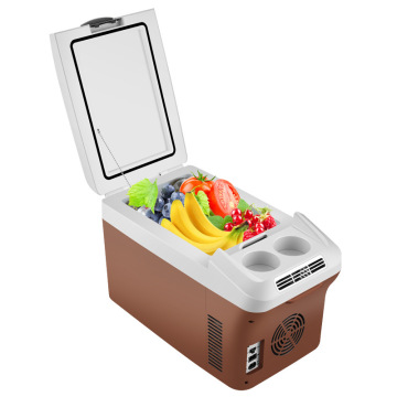 Bluetooth-Controlled 12V/24V 15L Car Camping Refrigerator: Portable Electric Cooler & Freezer