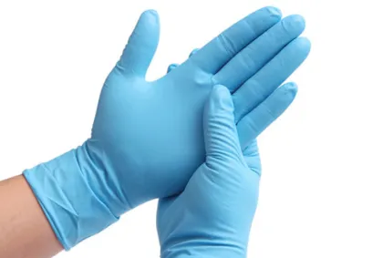 Nitrile Examination Protective Gloves Medical Use
