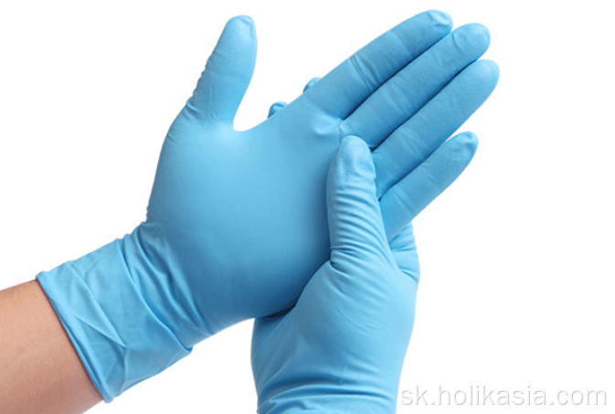 Nitrilové vyšetrenie ochranné rukavice lekárske použitie