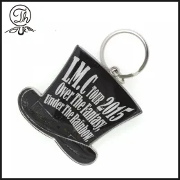 Custom printing sticker metal keychain