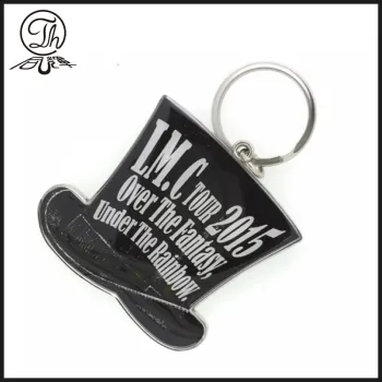 Custom printing sticker metal keychain