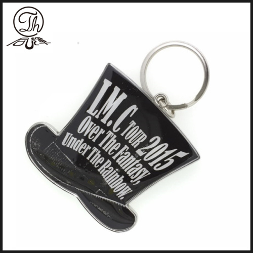 Custom printing sticker metal keychain