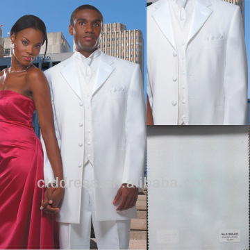 2014 spring coming style !!! Four buttons long jacket White Notch indian wedding suits for men