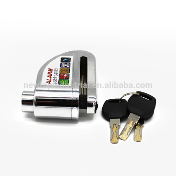 Hot sale alarm disc brake lock siren lock alert padlock for motorbike or bicycle
