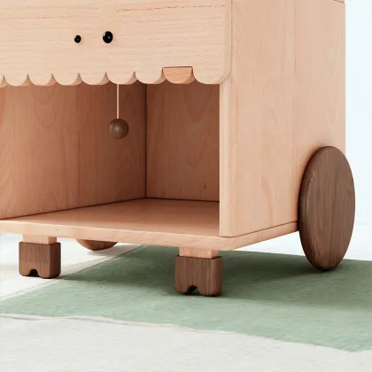 Cartoon Design Cute Wooden Furniture Storage Cabinets for Kids Bedrooms