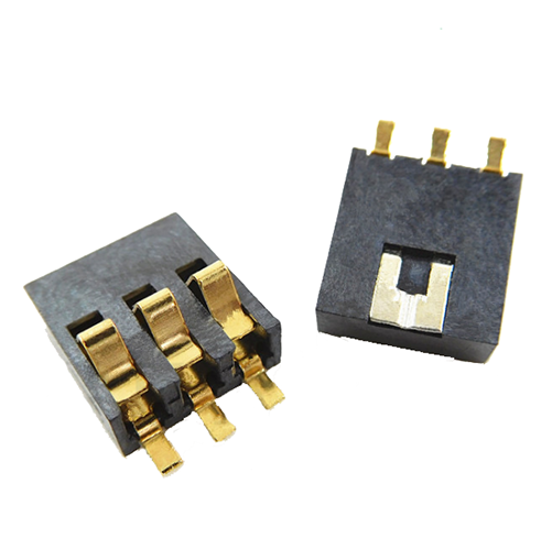 3 circuit batterij connector 2,5 mm centra