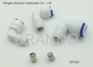Reverse Osmosis Check Valve Elbow 1/4" x 1/8"