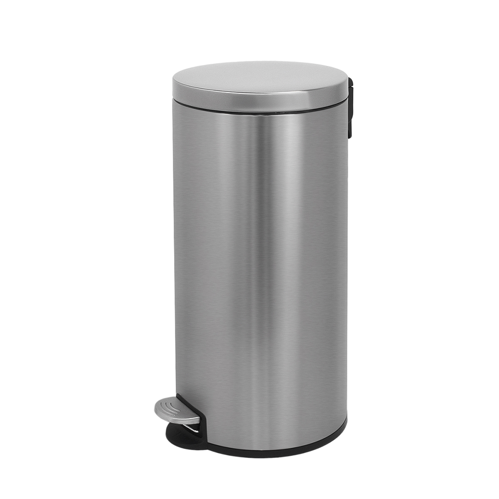 stainless steel trash can