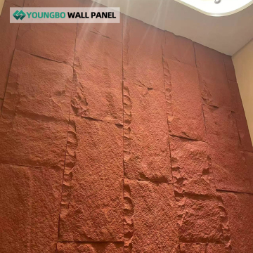 Youngbo PU Faux Stone Wall Panels - 3D Multicolor Artificial Culture Stone
