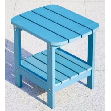 Mesa lateral de cadeira de plástico reciclado premium adirondack