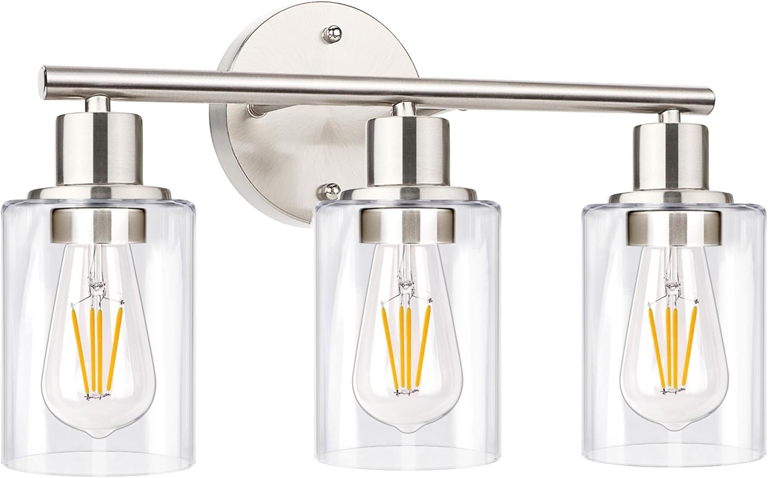 3-Light Light Fixtures Farmhouse Wall Lamp