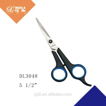 Barber rubber handle hair scissors