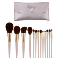 13pcs pink + brush bag