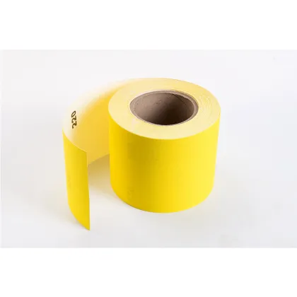 China great quality pure sanding surface Sharpness Abrasive yellow Cloth Sandpaper Roll