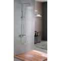 Badezimmer goldene drei Wege-Messing-Thermostat-Dusche