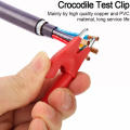Battery Test Clip 55MM High Pressure Alligator Clip For Banana Plug 4mm Multimeter Pen Cable Probes Crocodile Clip