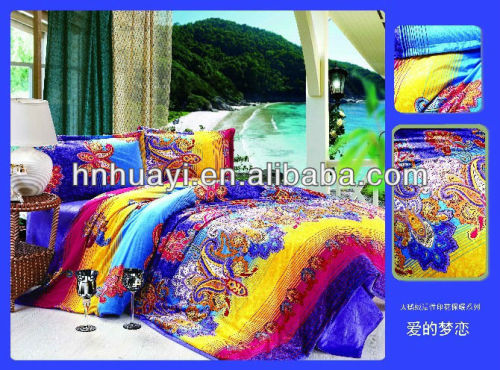 warm bedding printing velboa fabric