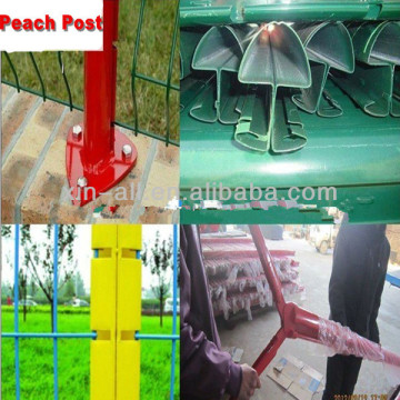 wholesale powerd coated peach post for fencing