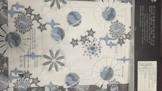 Light Of The Planet Chiffon Embroider Fabric