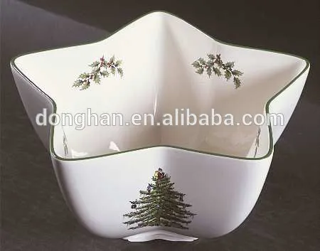 high quality dessert Handmade wholesale star shape bowl with low price from china