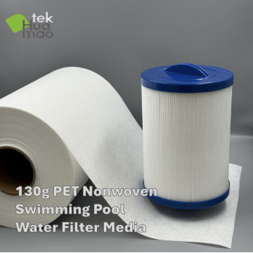 Tissu de matériau de média filtrant de piscine 130g