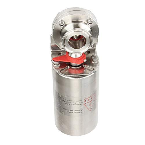 Valve de papillon pneumatique en acier inoxydable