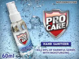 portable 60ml hand sanitizer  spray