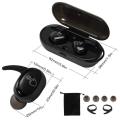 TWS bluetooth earbud earphone nirkabel dengan Mic
