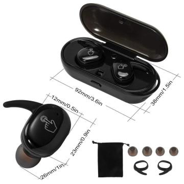 TWS bluetooth earbuds wireless earphone with Mic