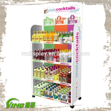 soda bottle display rack , Liquor Bottle Display Shelf , Beverage Display Rack