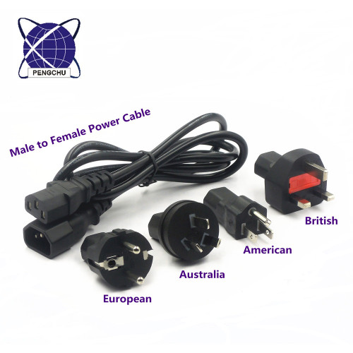 interchargeable AC power cable