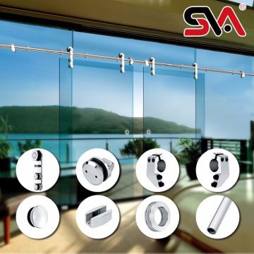 mirror glass sliding glass cabinet door hardware