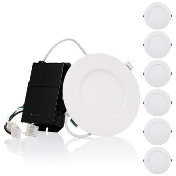 9W Round CCT Dimmable LED Panel Light with Junction Box - 4 inch