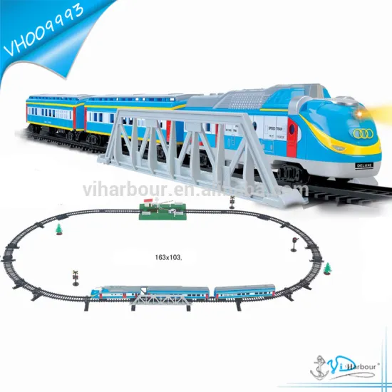 Light and Music Electric Toy Train Sets