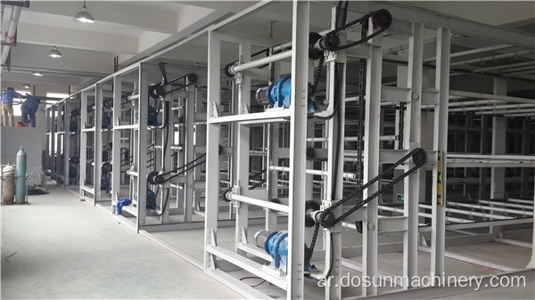 نظام تجفيف Dongsheng نظام حزام ناقل لمعدات سلسلة القضبان المتقاطعة