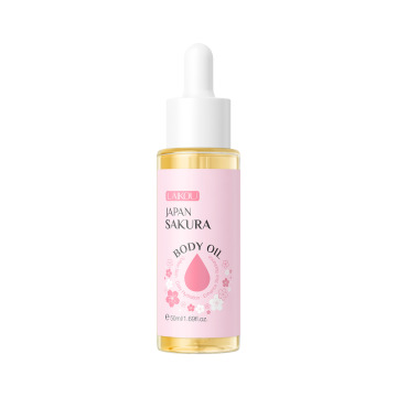 Olio per il corpo naturale con vitamina C, niacinamide e acido ialuronico per la riparazione e il illuminamento della pelle