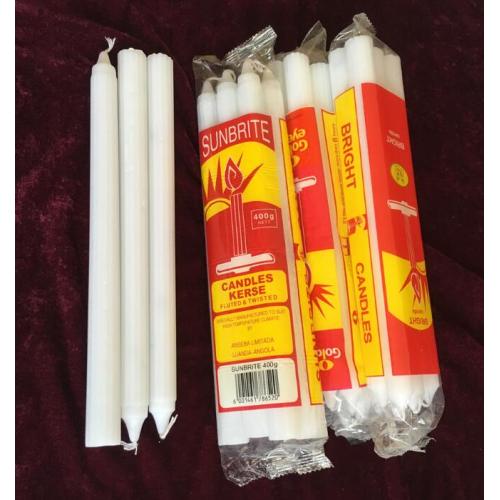 Cheap White Fluted Candles South Africa House Use