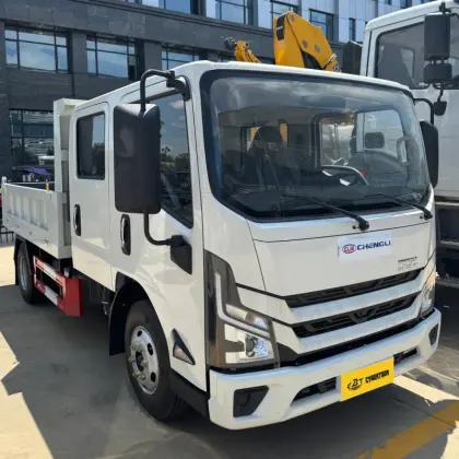 Advanced Double-Cab Dump Truck for Commercial Use