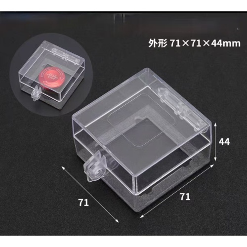 Stop button switch protective plastic box