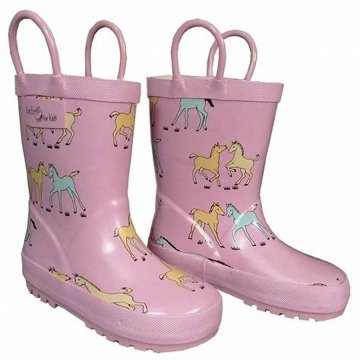 Mädchen Regenstiefel neue gefrorene Prinzessin Schuhe Größe 23-36