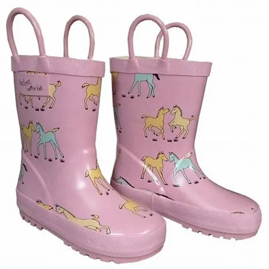 Girls' Rain Boots New Frozen Princess Shoes Size 23-36