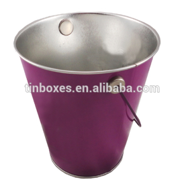 Eco-friendly plant round tin pot
