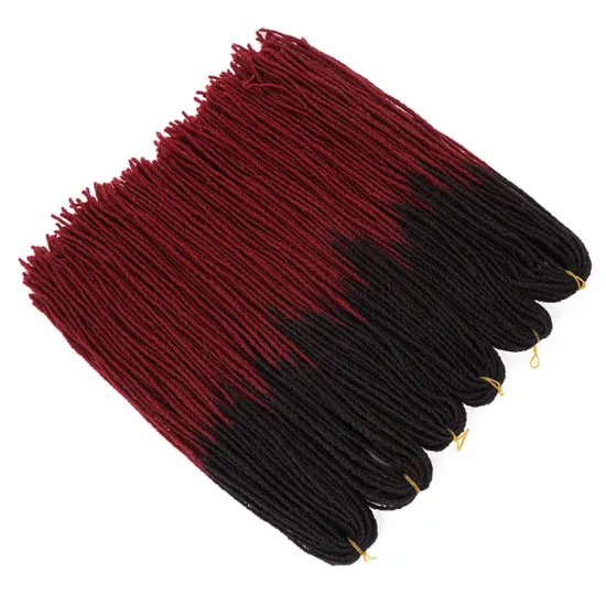 wholesale hair braid extensions Crochet faux Hair Handmade Dreadlock Soft Faux Locs