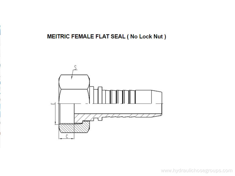 Metric Female Flat Seal 20211-T