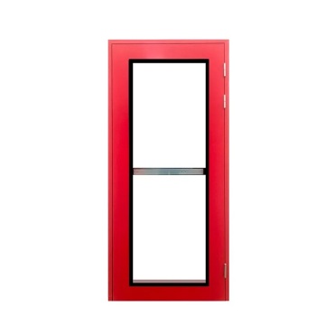 Steel Fire Rated Emergency Escape Door with Glass Window