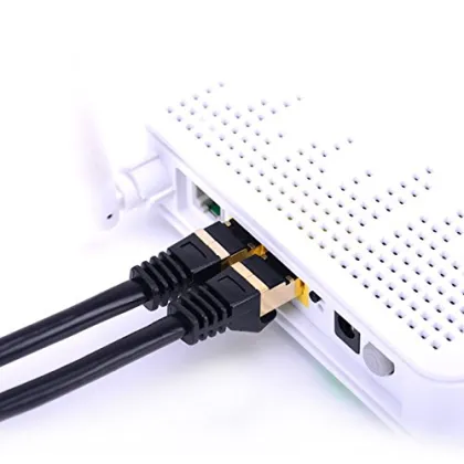 A Cat7 Type Of Wiring Ethernet Patch Cable