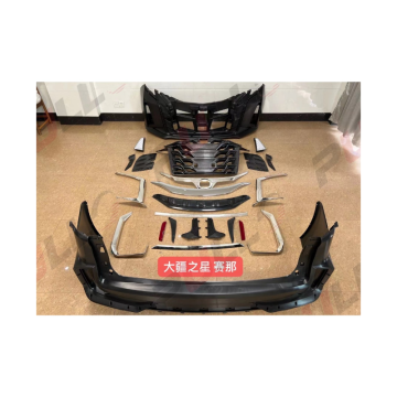High Quality Body Kit for 2021 Toyota Sienna - Front and Rear Bumper with Grille