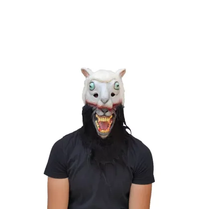 Wolf in Sheep's Clothing Latex Costume Mask for Halloween