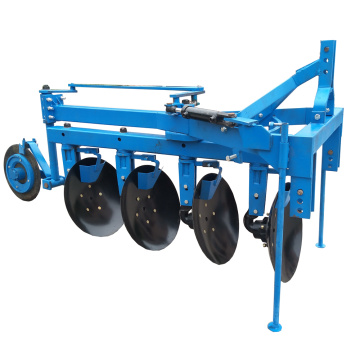 Hydraulic double way disc plough with scraper