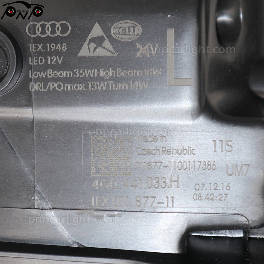 2013 Audi A6 Headlight